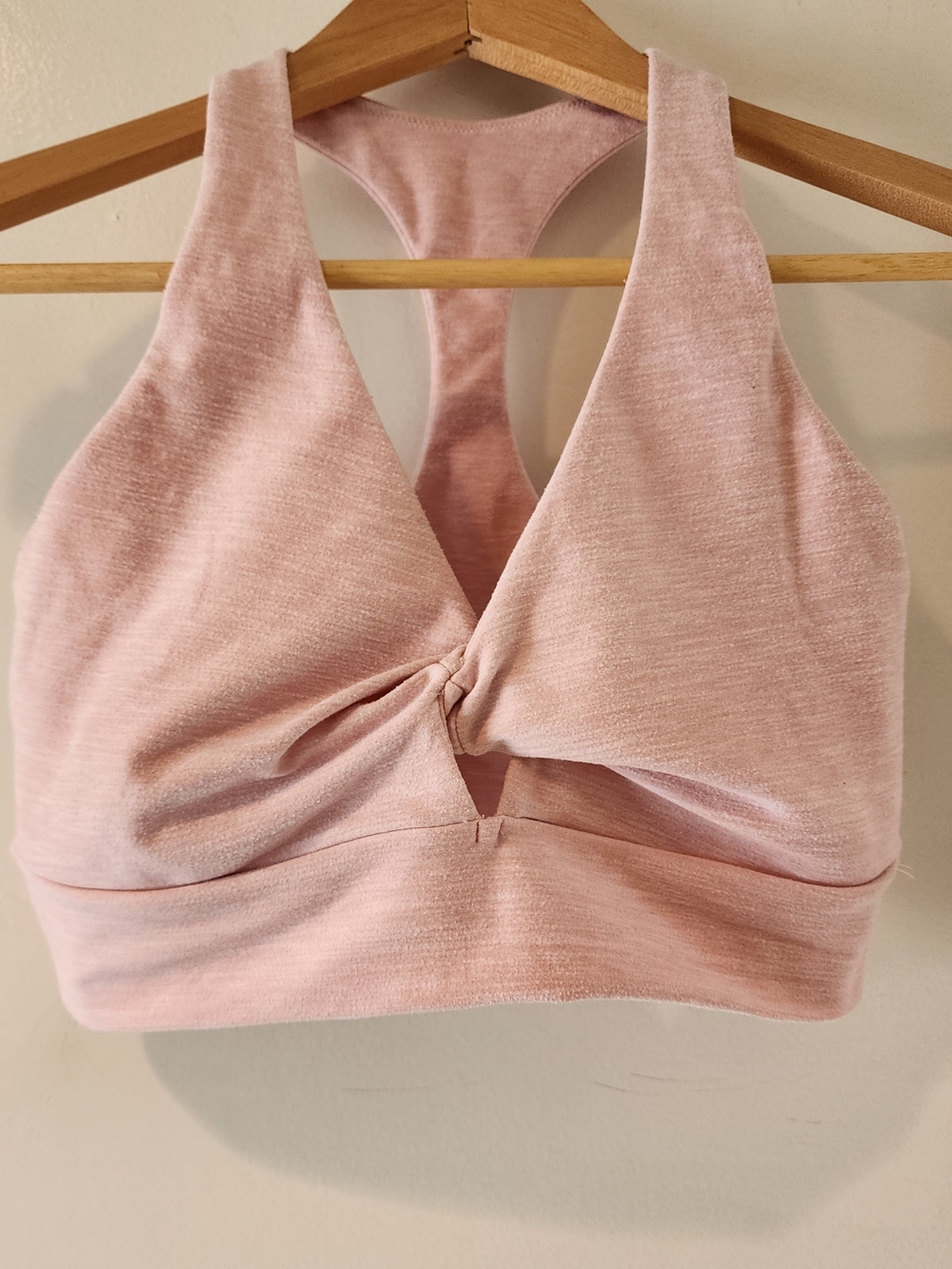 Victoria's Secret Pale Pink Twist-Front Racerback Bralette Size Medium